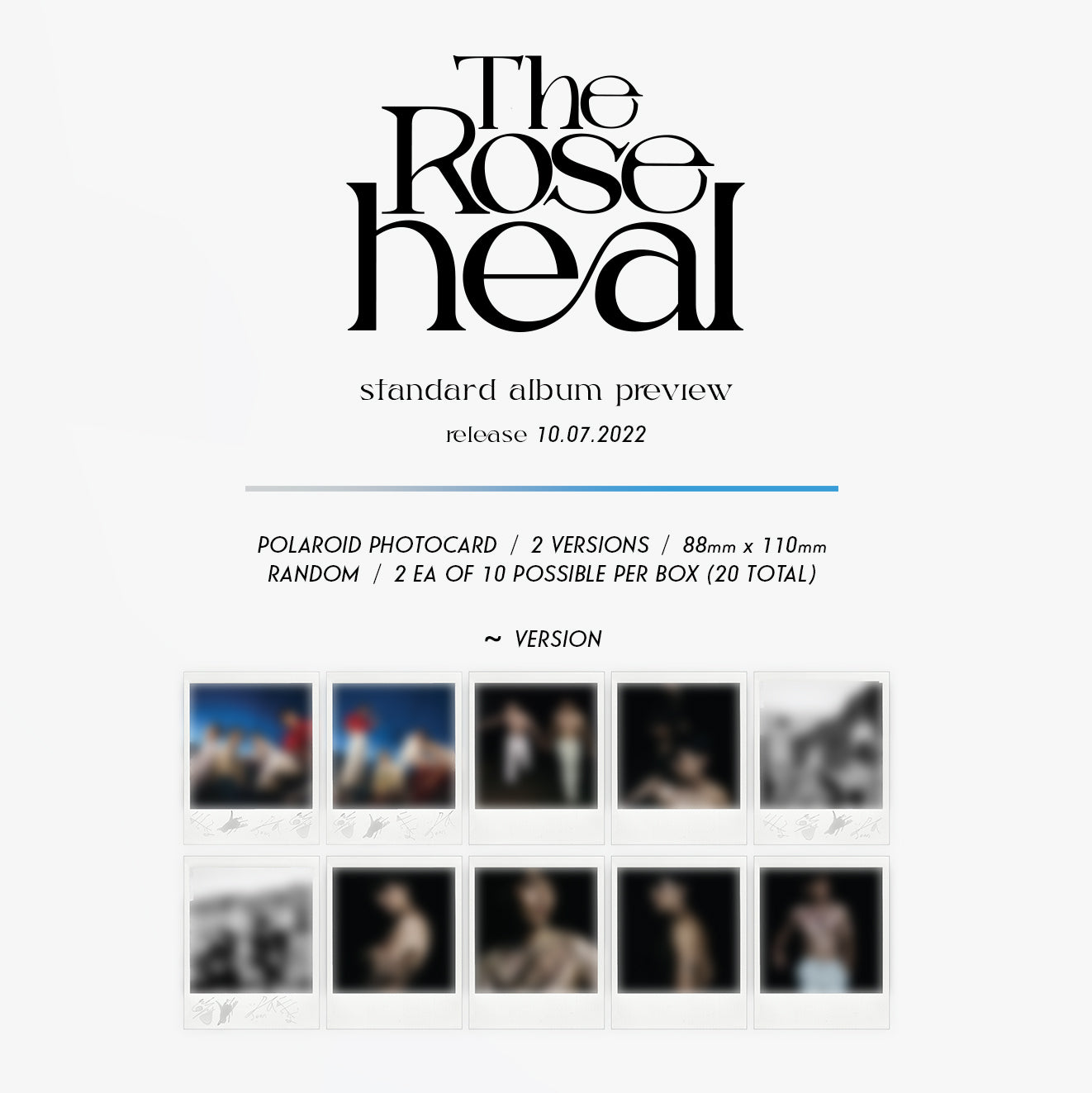 The Rose HEAL Album (~ Ver.)