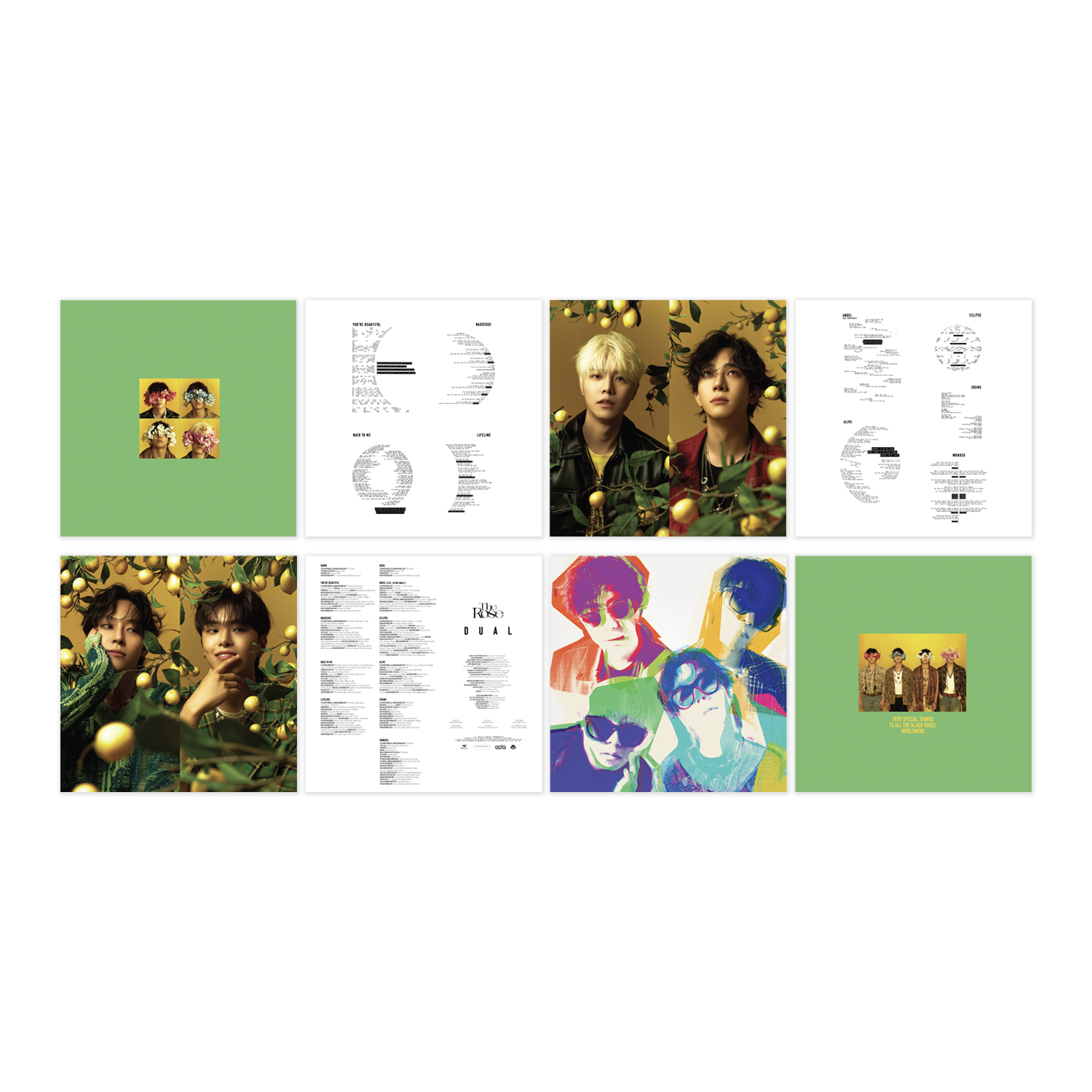 [US/Global] The Rose 2nd Full Album 'DUAL' Vinyl (Dawn Ver.)