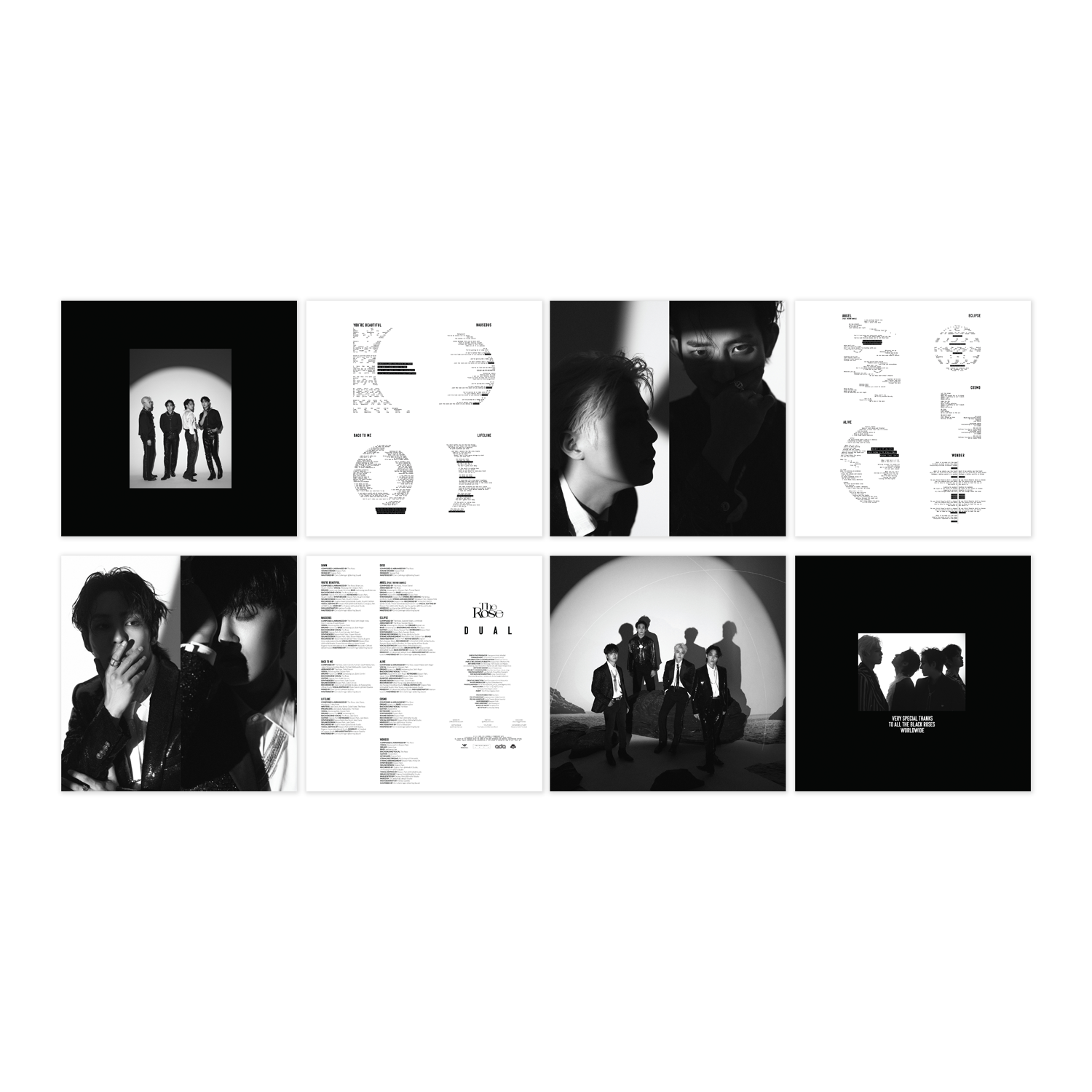 [US/Global] The Rose 2nd Full Album 'DUAL' Vinyl (Dusk Ver.)