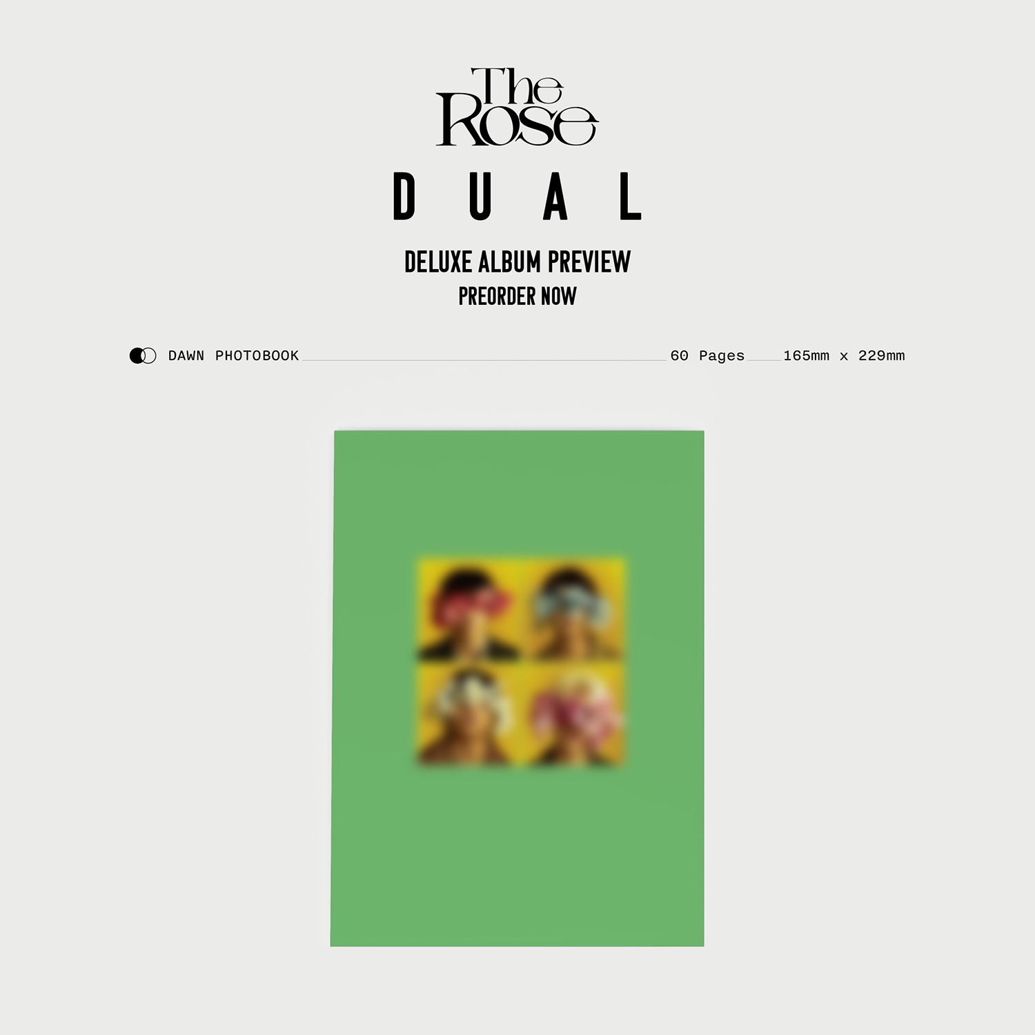 [US/Global] The Rose 2nd Full Album 'DUAL' Deluxe Box Album (Dawn Ver.)
