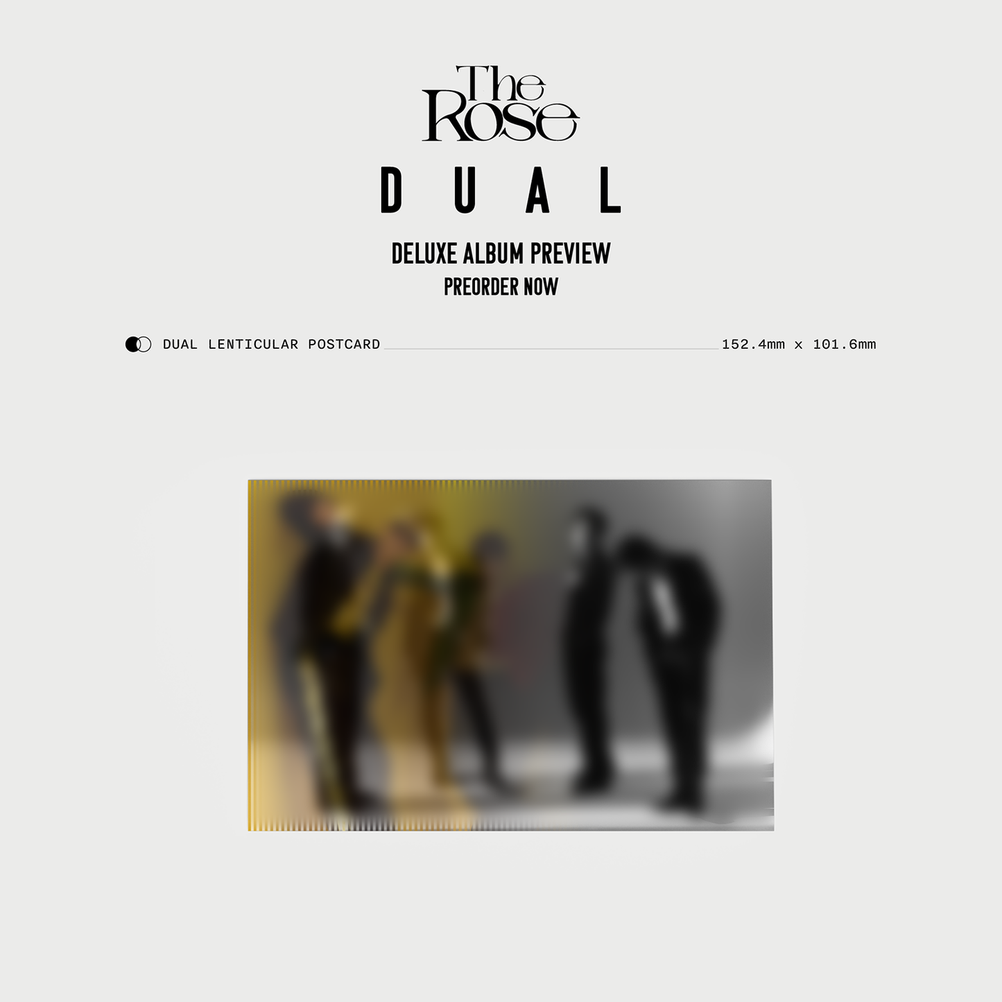 [US/Global] The Rose 2nd Full Album 'DUAL' Deluxe Box Album (Dawn Ver.)
