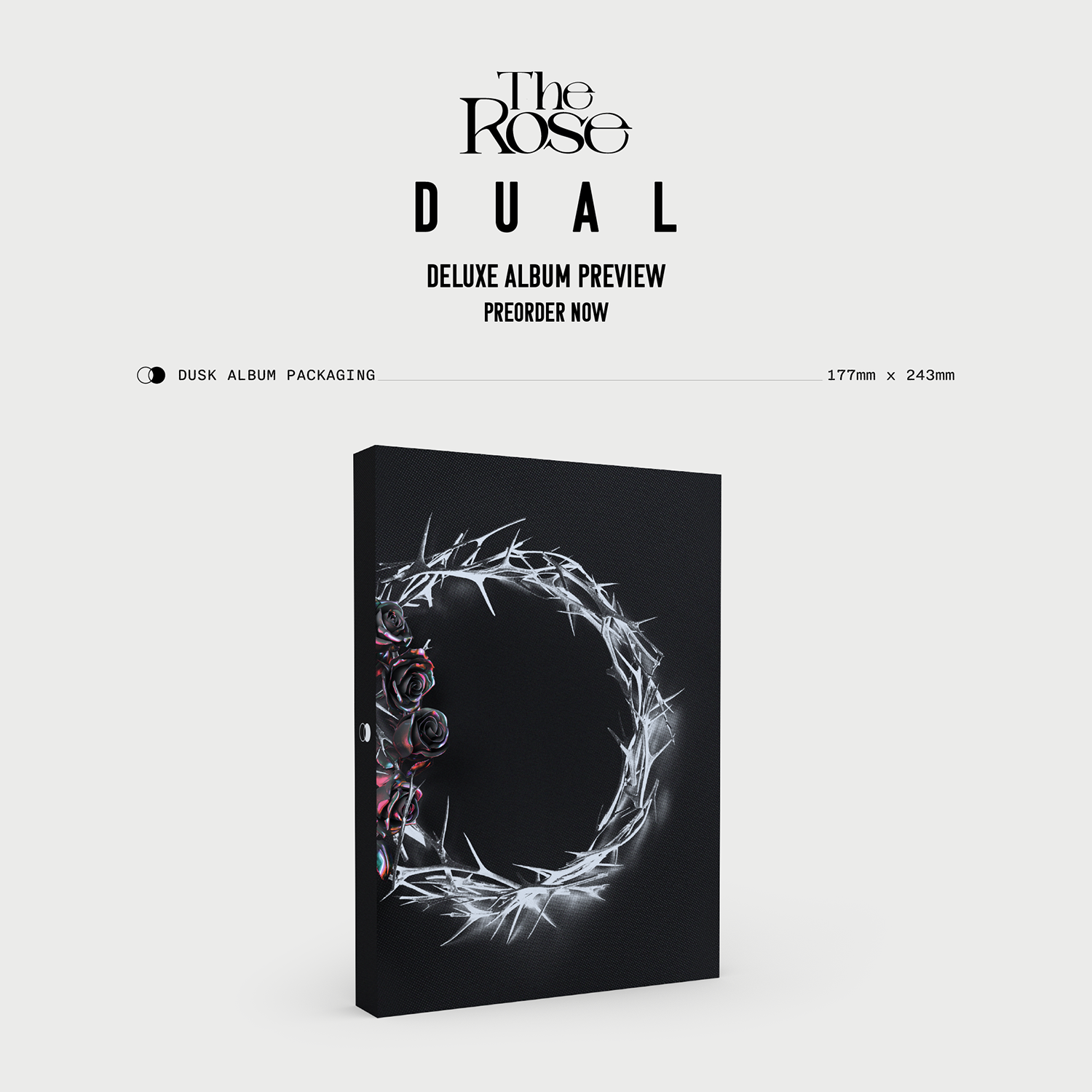 [US/Global] The Rose 2nd Full Album 'DUAL' Deluxe Box Album (Dusk Ver.)