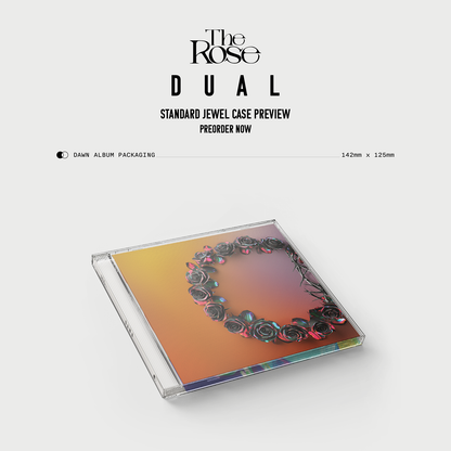 [US/Global] The Rose 2nd Full Album 'DUAL' Jewel Case Album (Dawn Ver.)