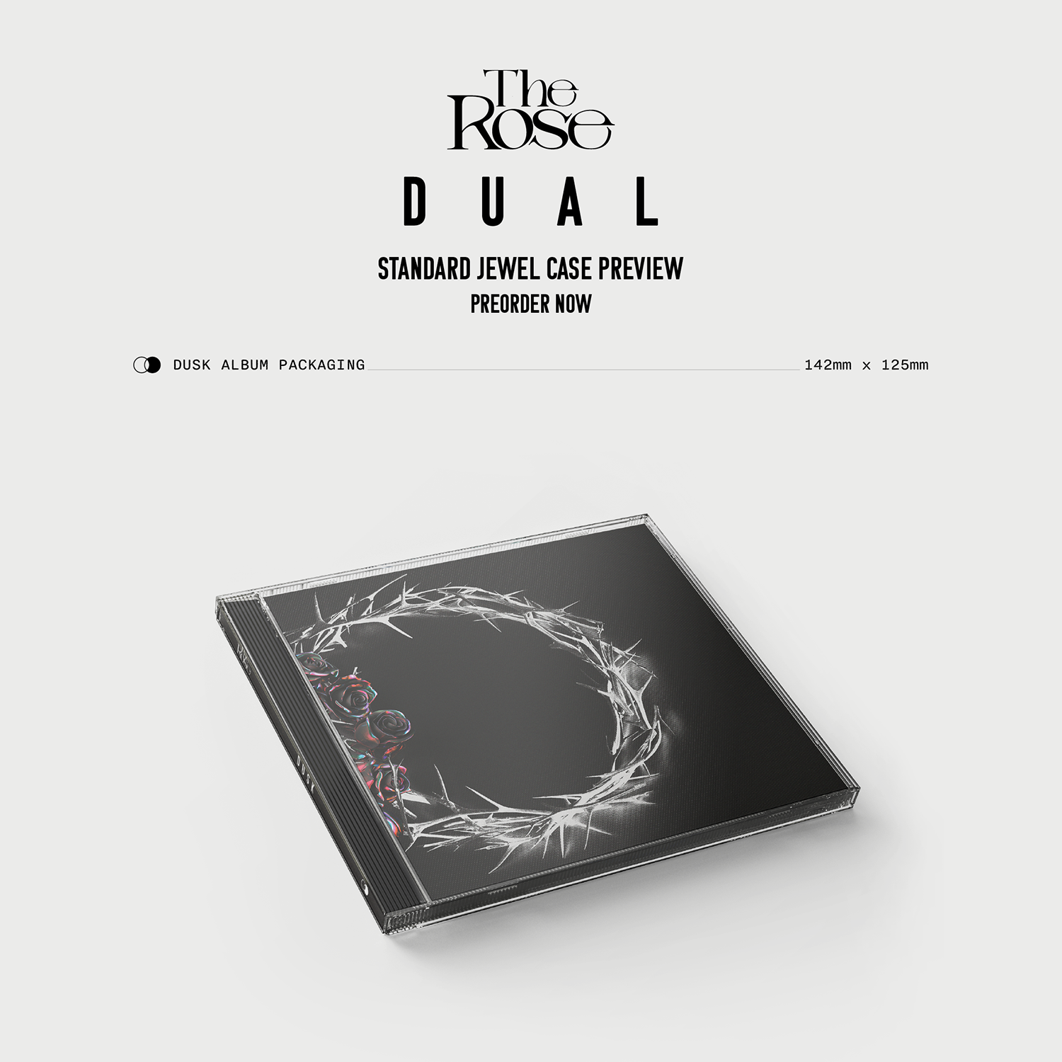 [US/Global] The Rose 2nd Full Album 'DUAL' Jewel Case Album (Dusk Ver.)