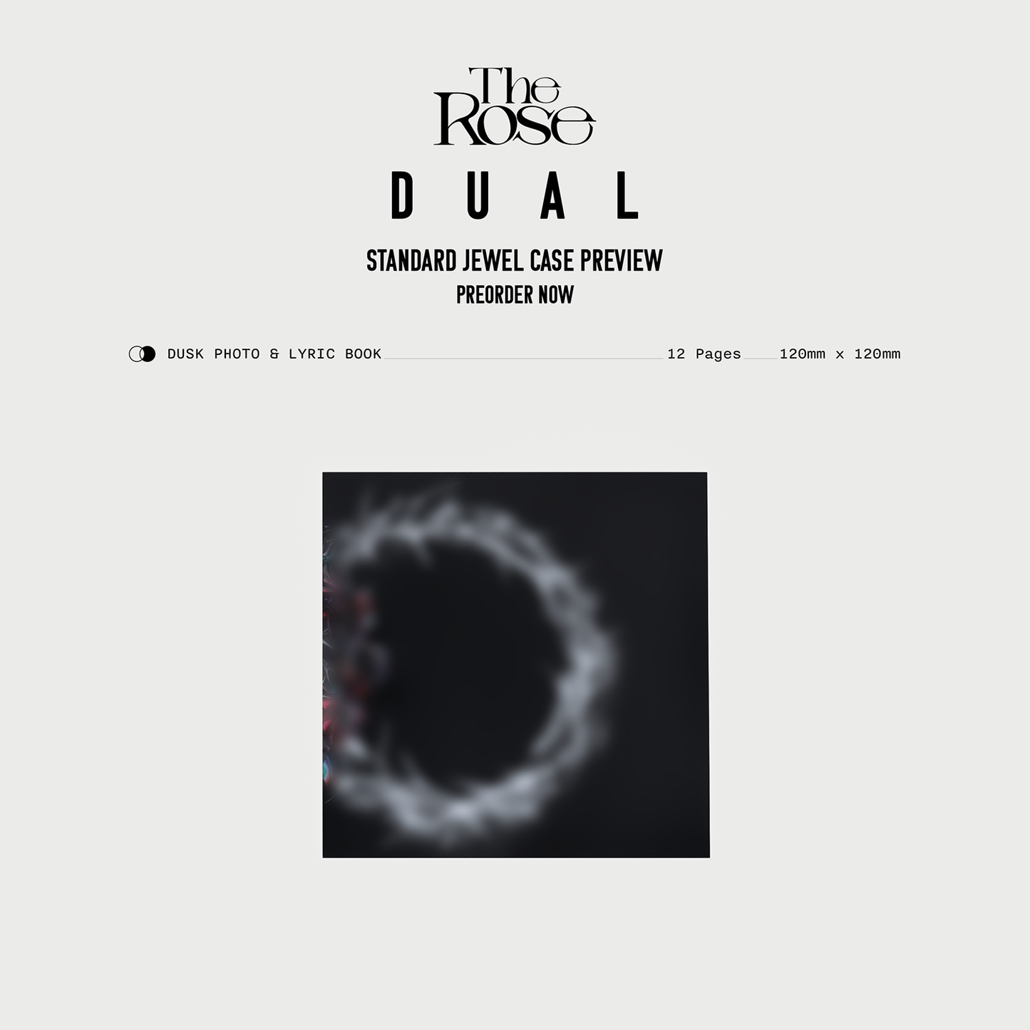 [US/Global] The Rose 2nd Full Album 'DUAL' Jewel Case Album (Dusk Ver.)