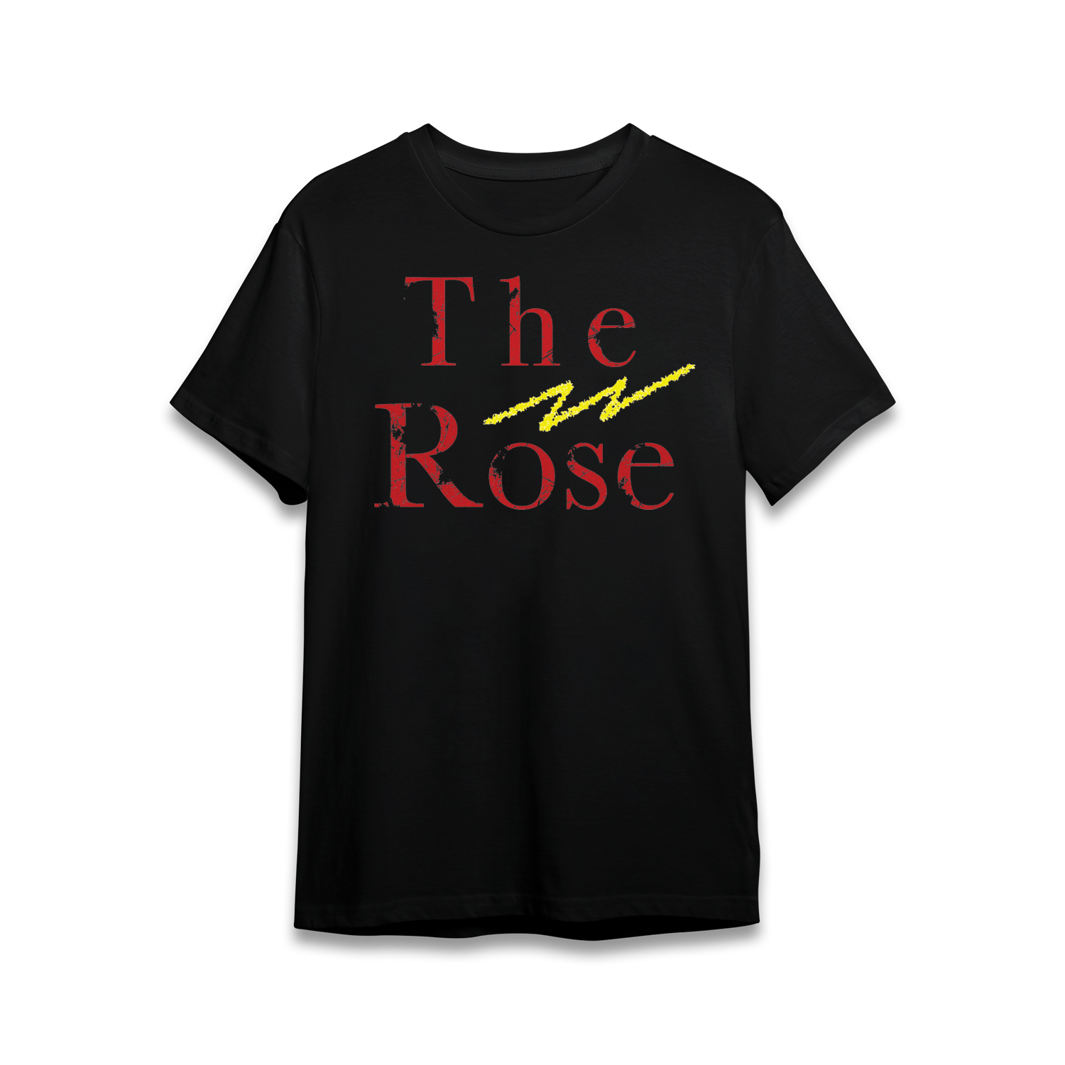 [Rosarium Premium Exclusive][US/Global] The Rose Logo Printed Black T-Shirts