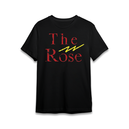 [Rosarium Premium Exclusive][US/Global] The Rose Logo Printed Black T-Shirts