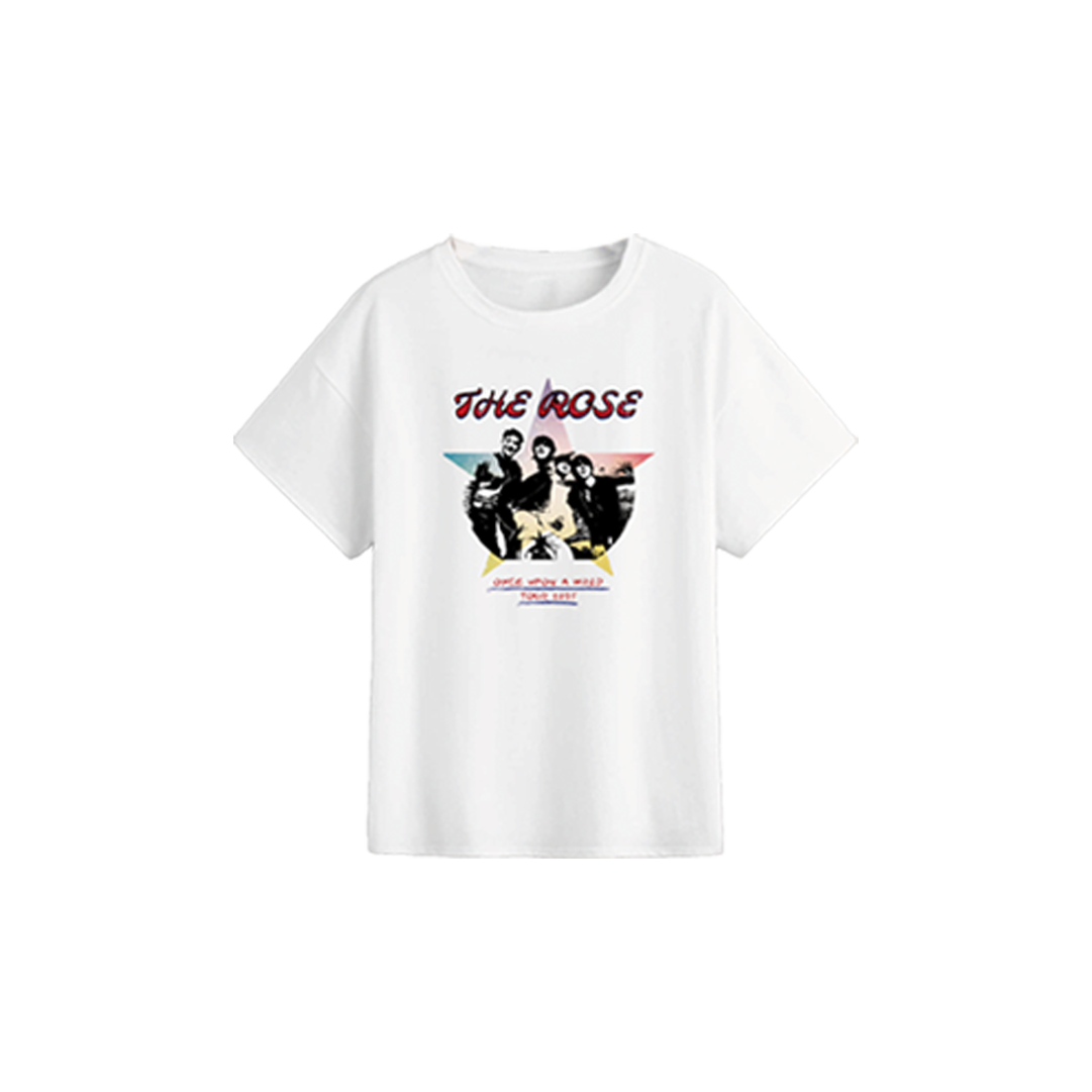 [Pre-Order][Global] The Rose 'Once Upon a WRLD' Tour White T-shirts