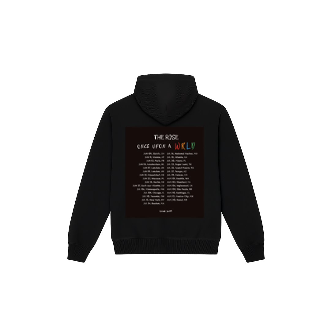[Pre-Order][Global] The Rose 'Once Upon a WRLD' Tour Black Hoodie