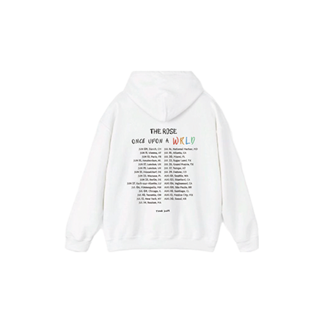 [Pre-Order][Global] The Rose 'Once Upon a WRLD' Tour White Hoodie