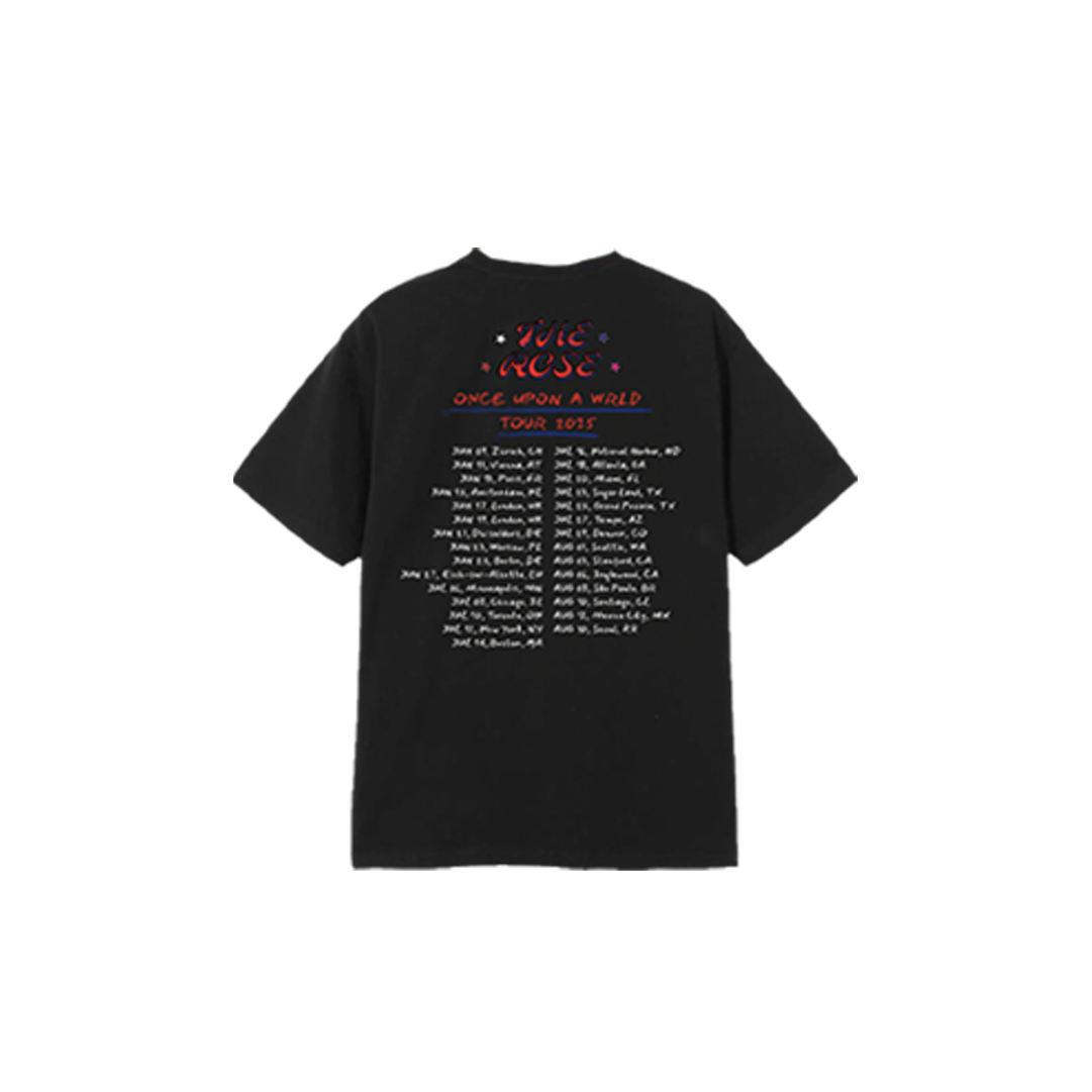 [Pre-Order][Global] The Rose 'Once Upon a WRLD' Tour Black T-shirts