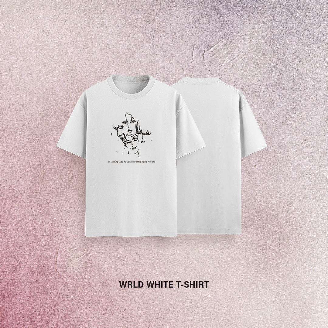 [Pre-Order][Global] The Rose 3rd Mini Album 'WRLD' White T-Shirts